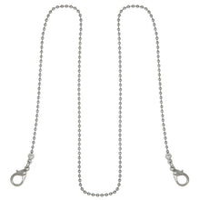 Load image into Gallery viewer, Jewelry Stainless Steel Ball Chain Mask Holder 22 Inches