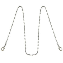 Load image into Gallery viewer, Jewelry Stainless Steel Ball Chain Mask Holder 22 Inches