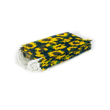 Load image into Gallery viewer, Sunflower Disposable Face Mask - Black / White
